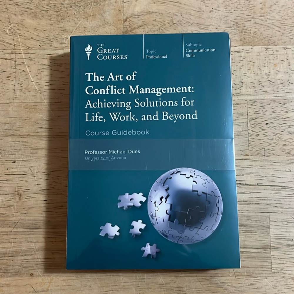 The Art of Conflict Management The Great Courses DVD and Course Guidebook Sealed